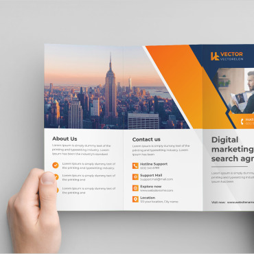 Reporttrifold Brochuremoderndatabookletinformationdocumentpage Corporate Identity 209494