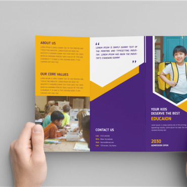 Brochureeducationbrochureflyerleafletcovermanual Reporttrifold Corporate Identity 209496
