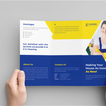 Homeclean Servicebrochureflyerleafletcovermanual Corporate Identity 209497