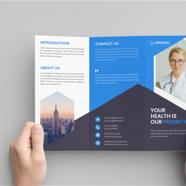 Careclinicbrochureflyerleafletcovermanual Reporttrifold Corporate Identity 209498