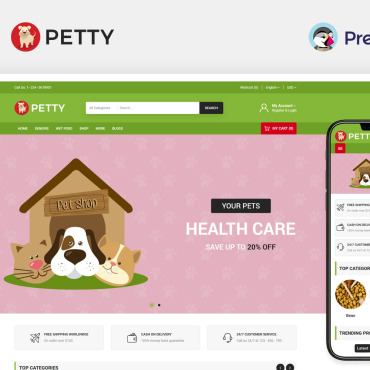 Petshop,veterinaryclinic,petcaretakers,petfoods,dogs,cats,animal Prestashop Themes 209569