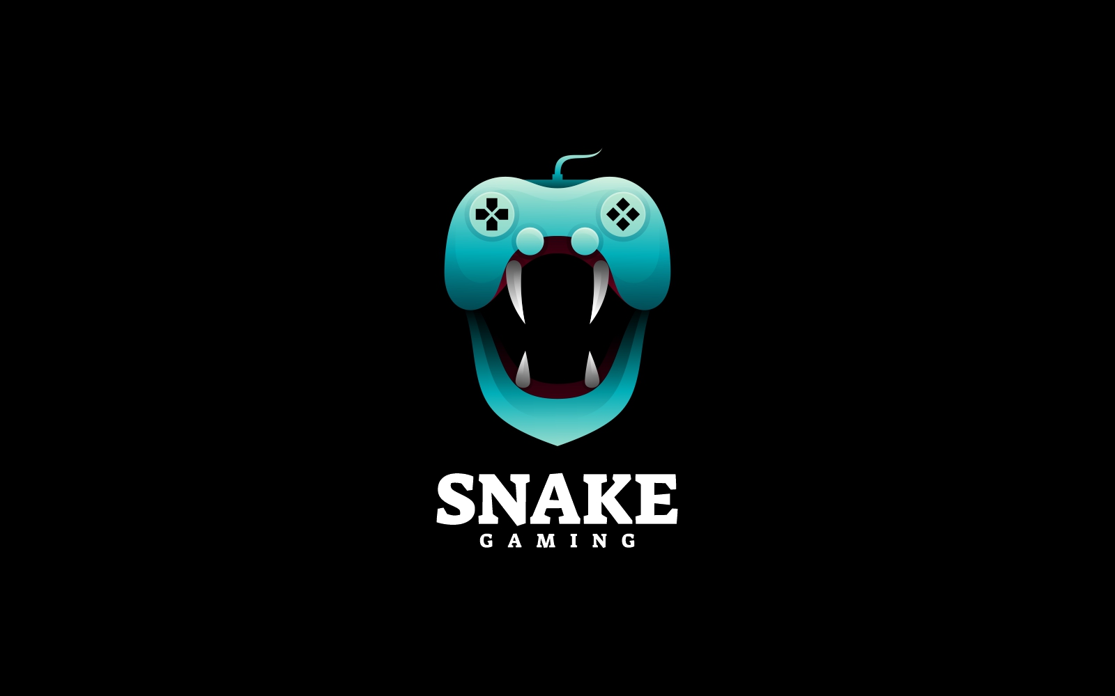 Snake Gradient Logo Style