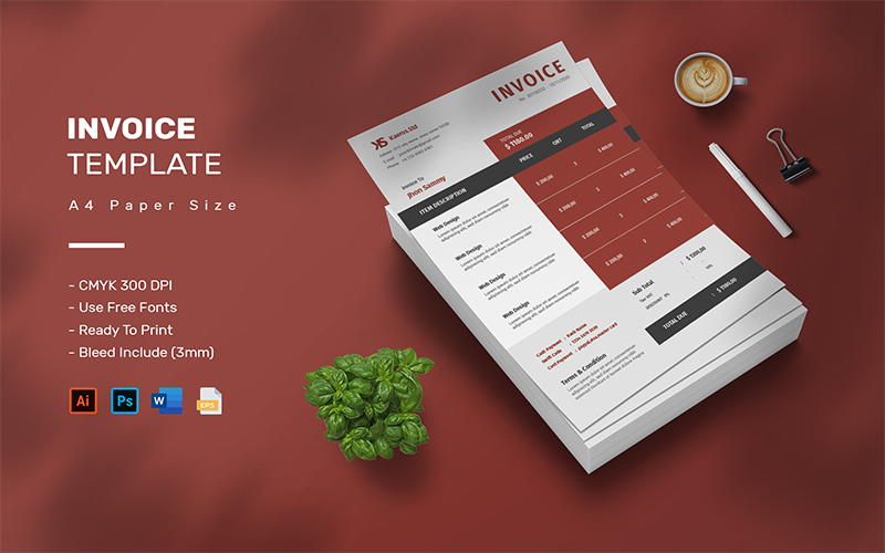 Kaeros - Invoice Template