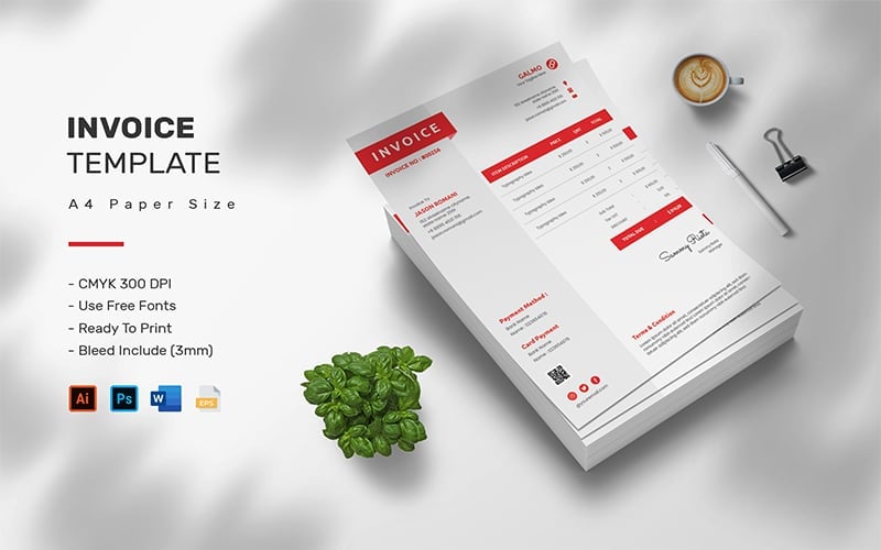 Galmo -- Invoice Template