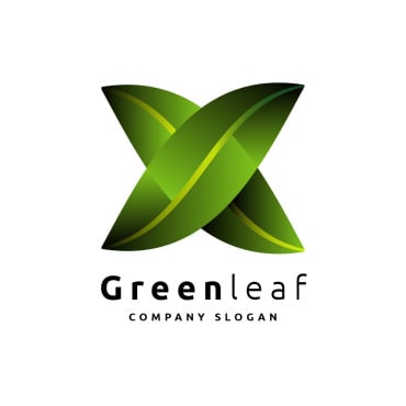 Letter Leaf Logo Templates 209656