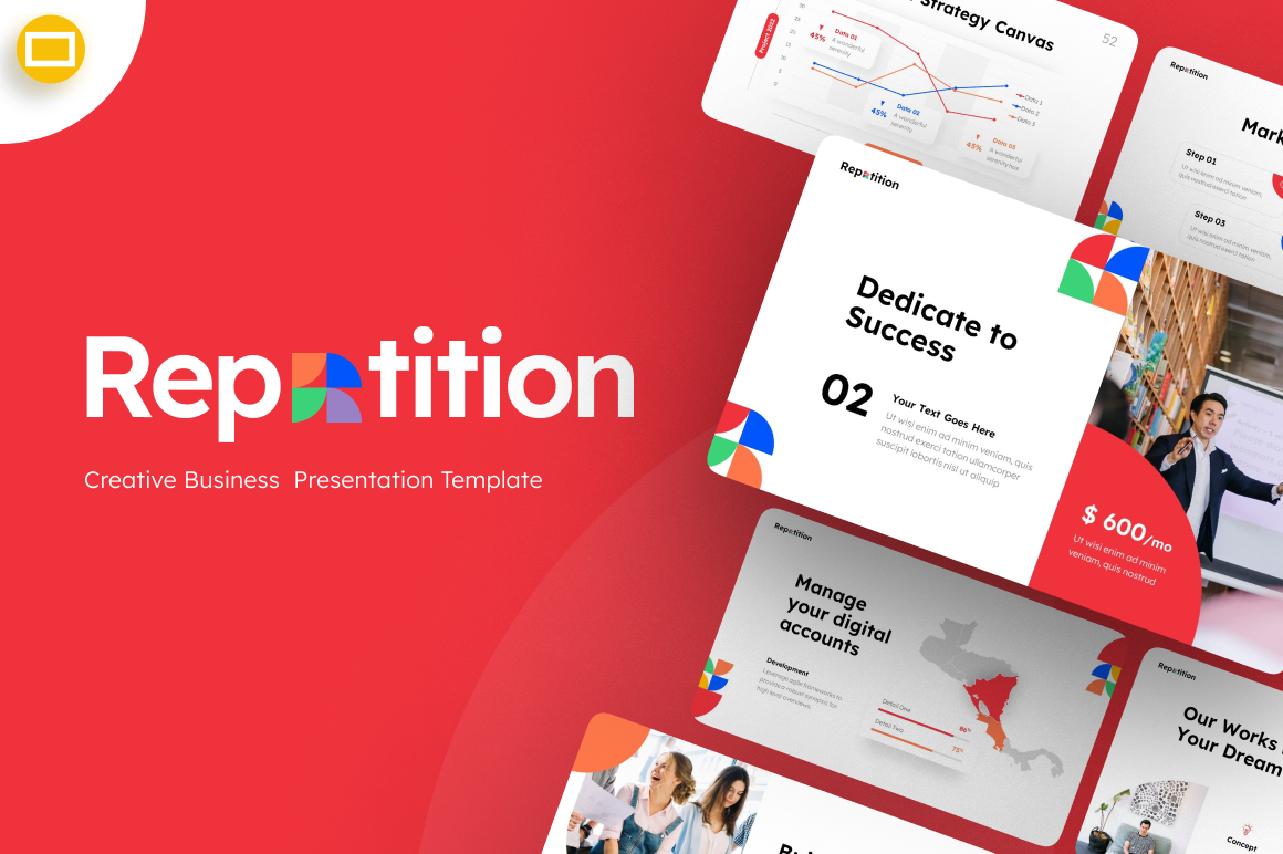 Repetition Creative Business Google Slides Template