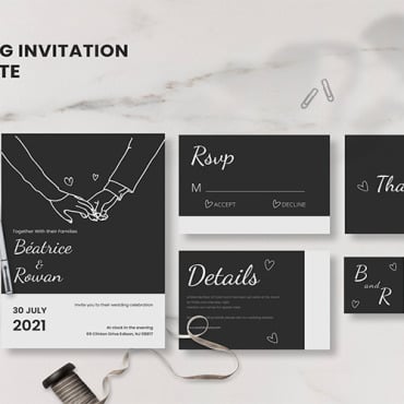 Invitation Party Corporate Identity 209820