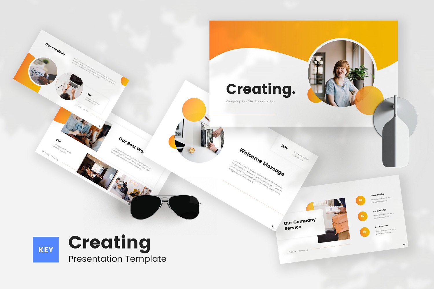 Creating — Company Profile Keynote Template