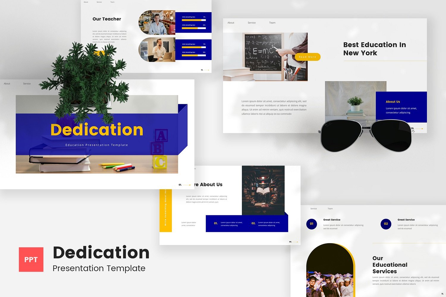 Dedication — Education Powerpoint Template