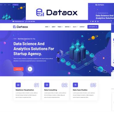 Science Data Responsive Website Templates 209870