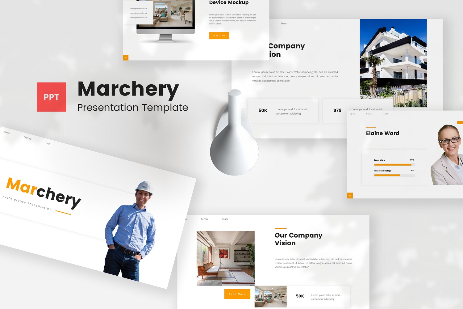 Marchery - Architecture Powerpoint Template