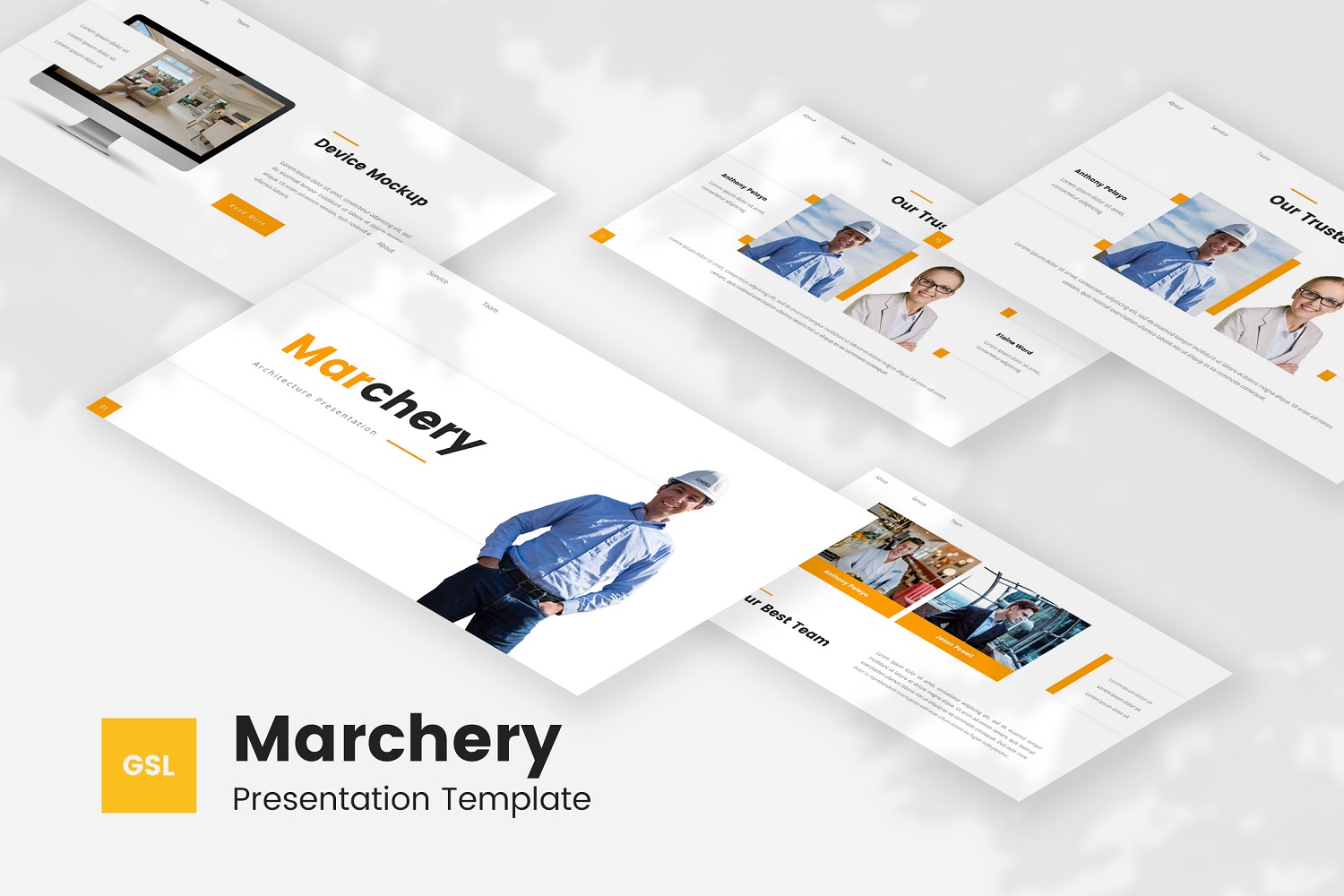 Marchery - Architecture Google Slides Template