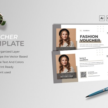 Coupon Voucher Corporate Identity 209934