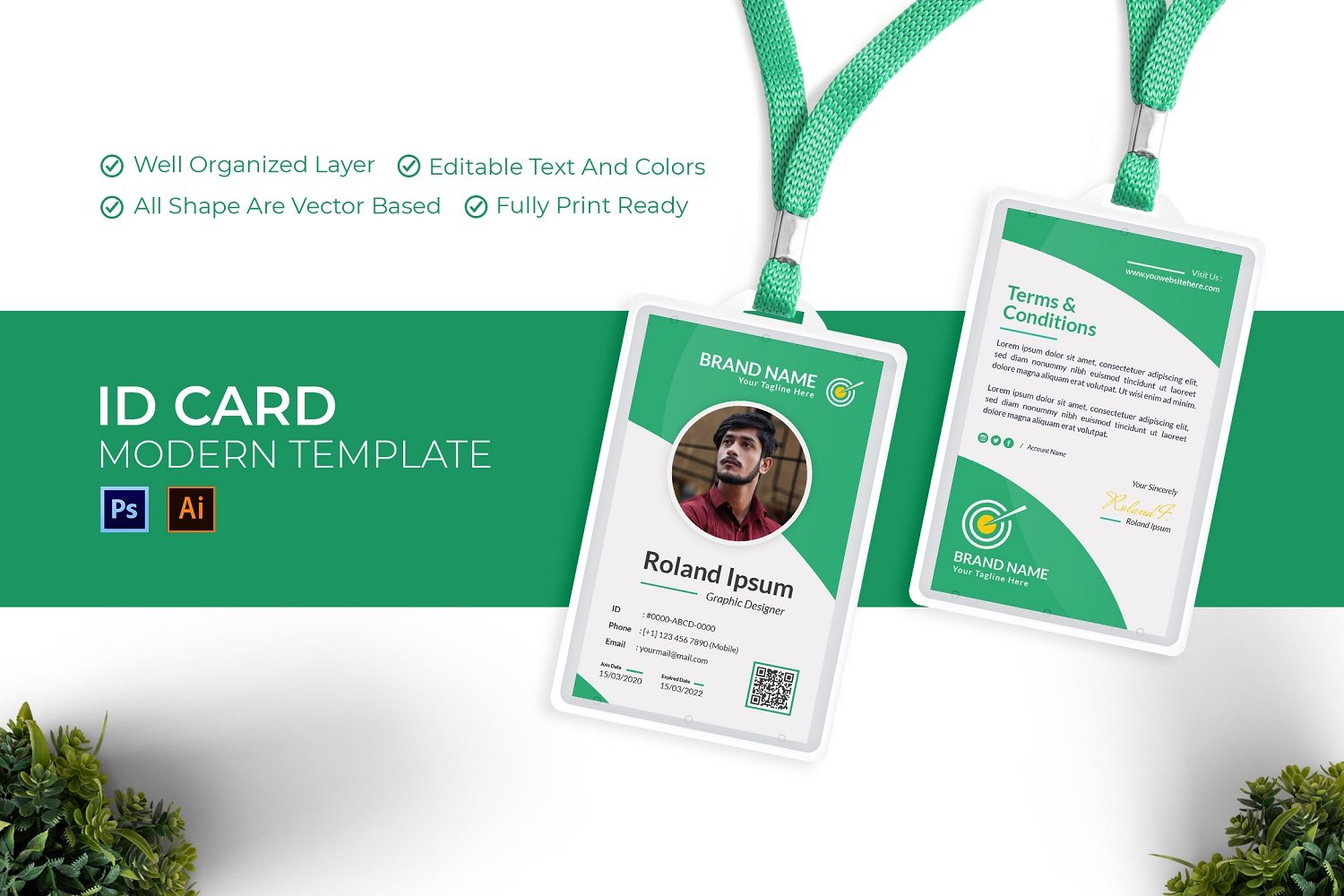 Marketer Target ID Card Template