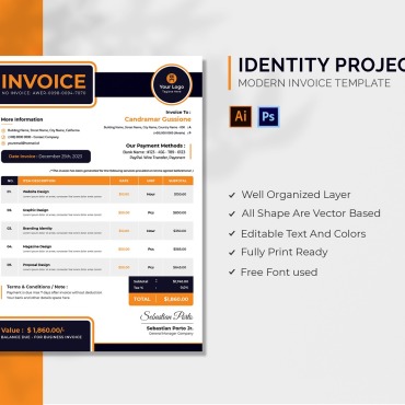 Invoice Accounting Corporate Identity 210054