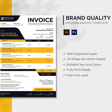 Invoice Accounting Corporate Identity 210055