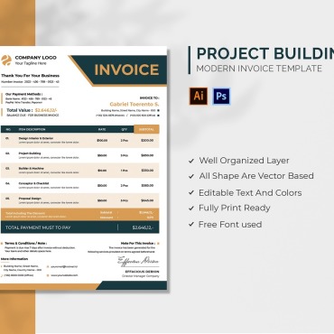 Invoice Accounting Corporate Identity 210056