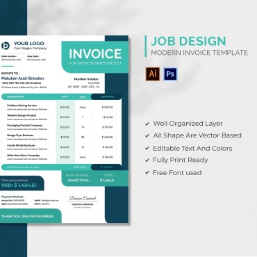 Invoice Accounting Corporate Identity 210057