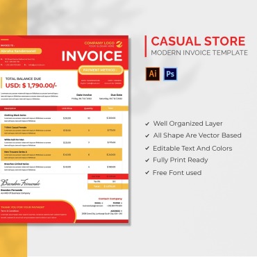 Invoice Accounting Corporate Identity 210059