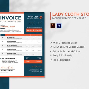 Invoice Accounting Corporate Identity 210060