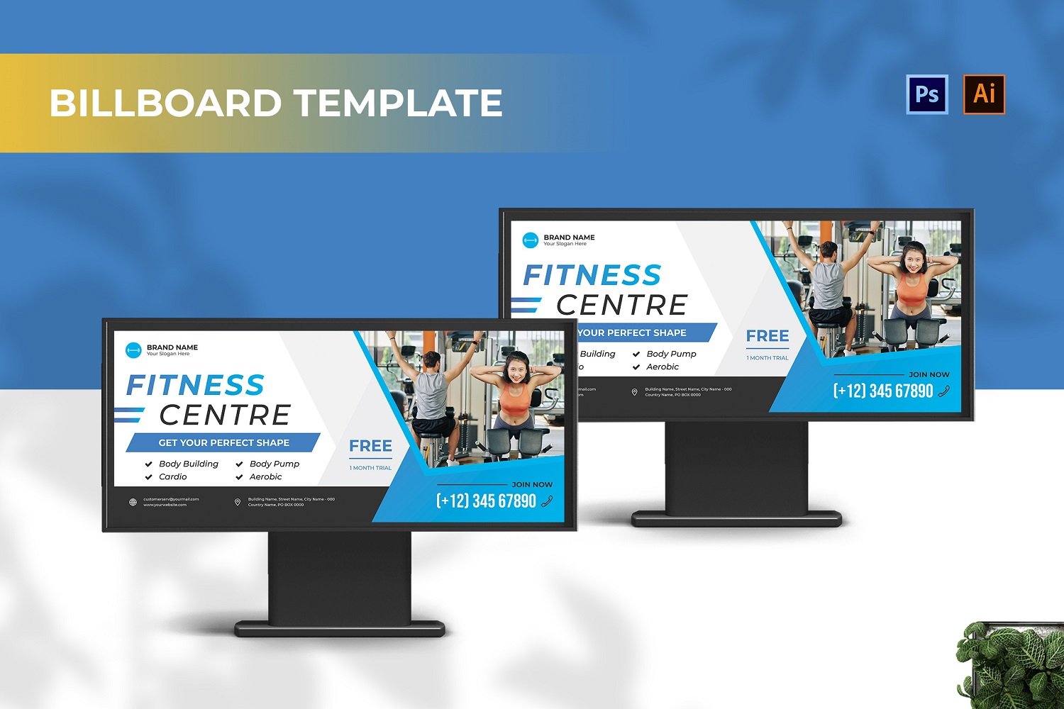 Fitness Centre Billboard Landscape