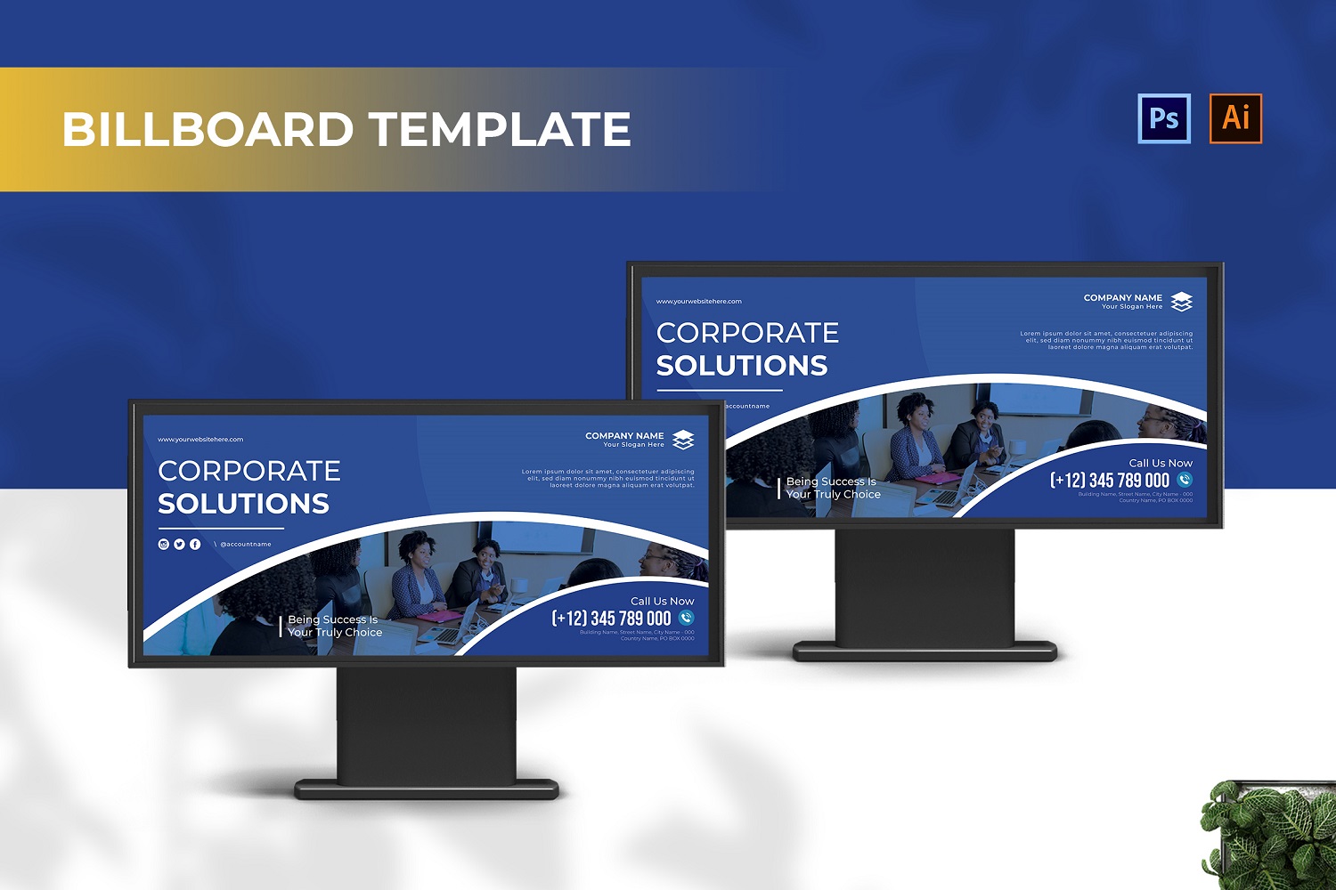 Corporate Solution Billboard Landscape