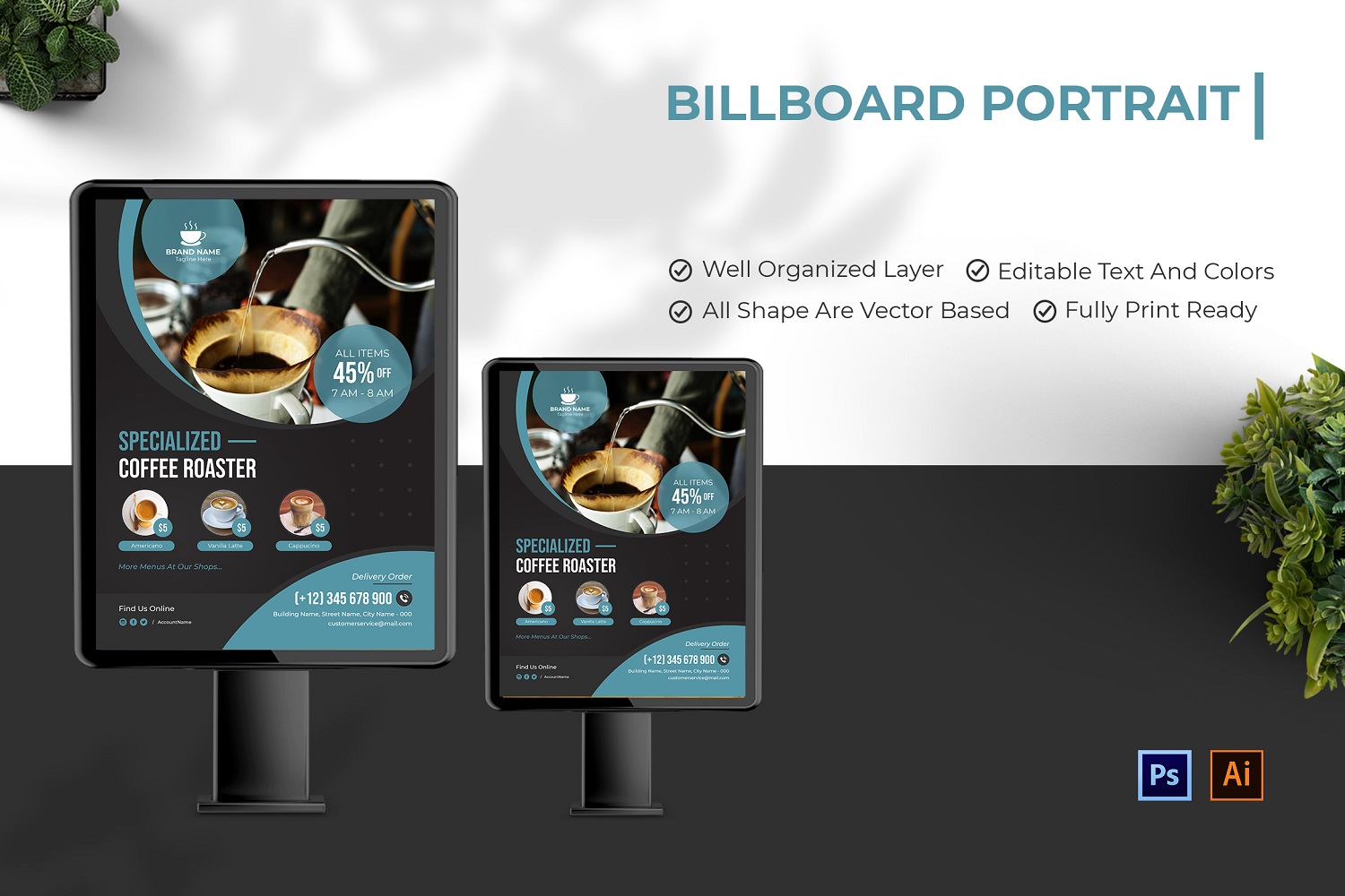 Special Coffee Roaster Billboard Portrait