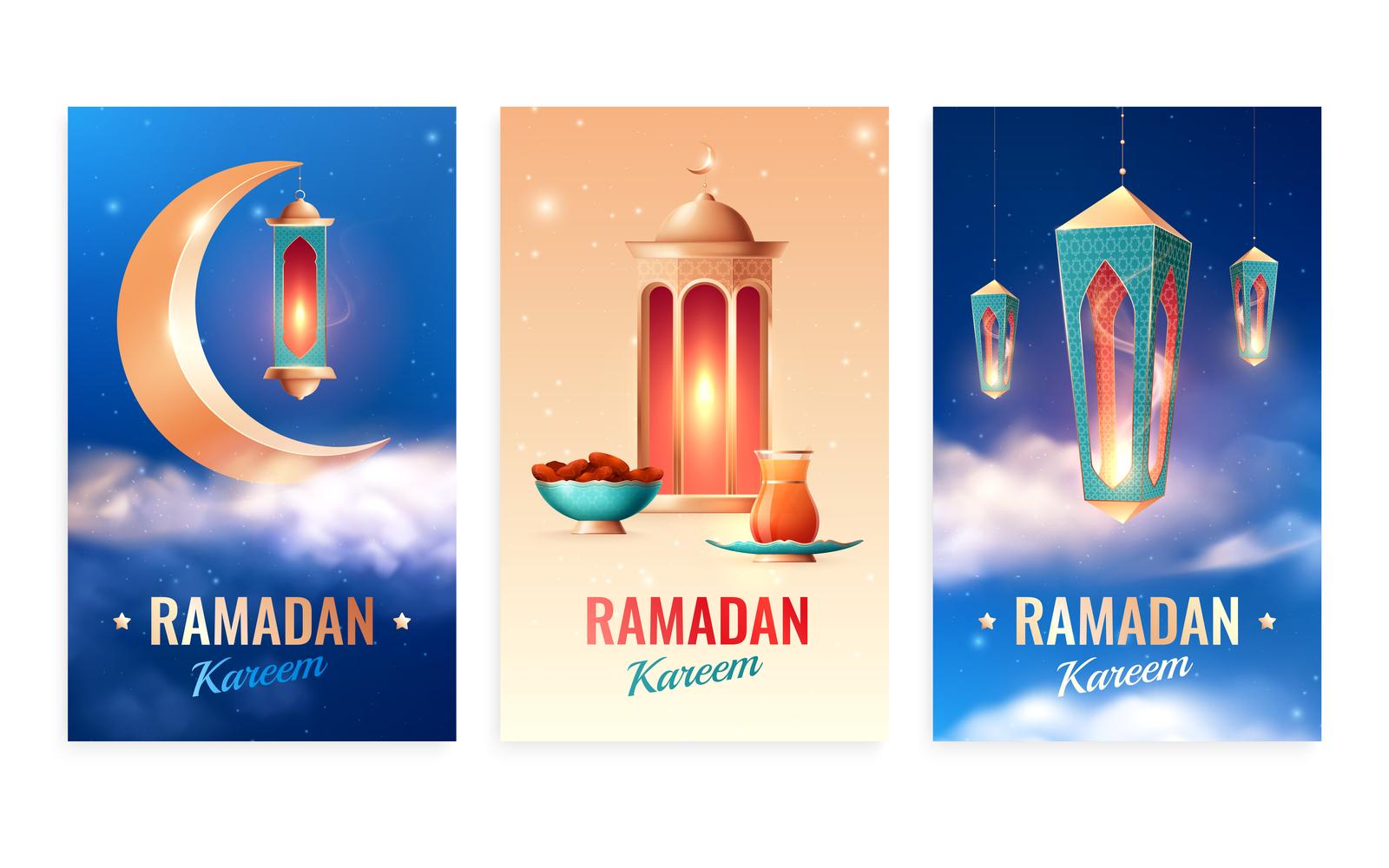 Ramadan Realistic Cards 210430902 Vector Illustration Concept