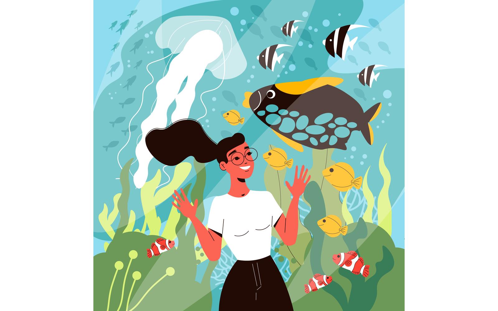 Aquarium 210360535 Vector Illustration Concept