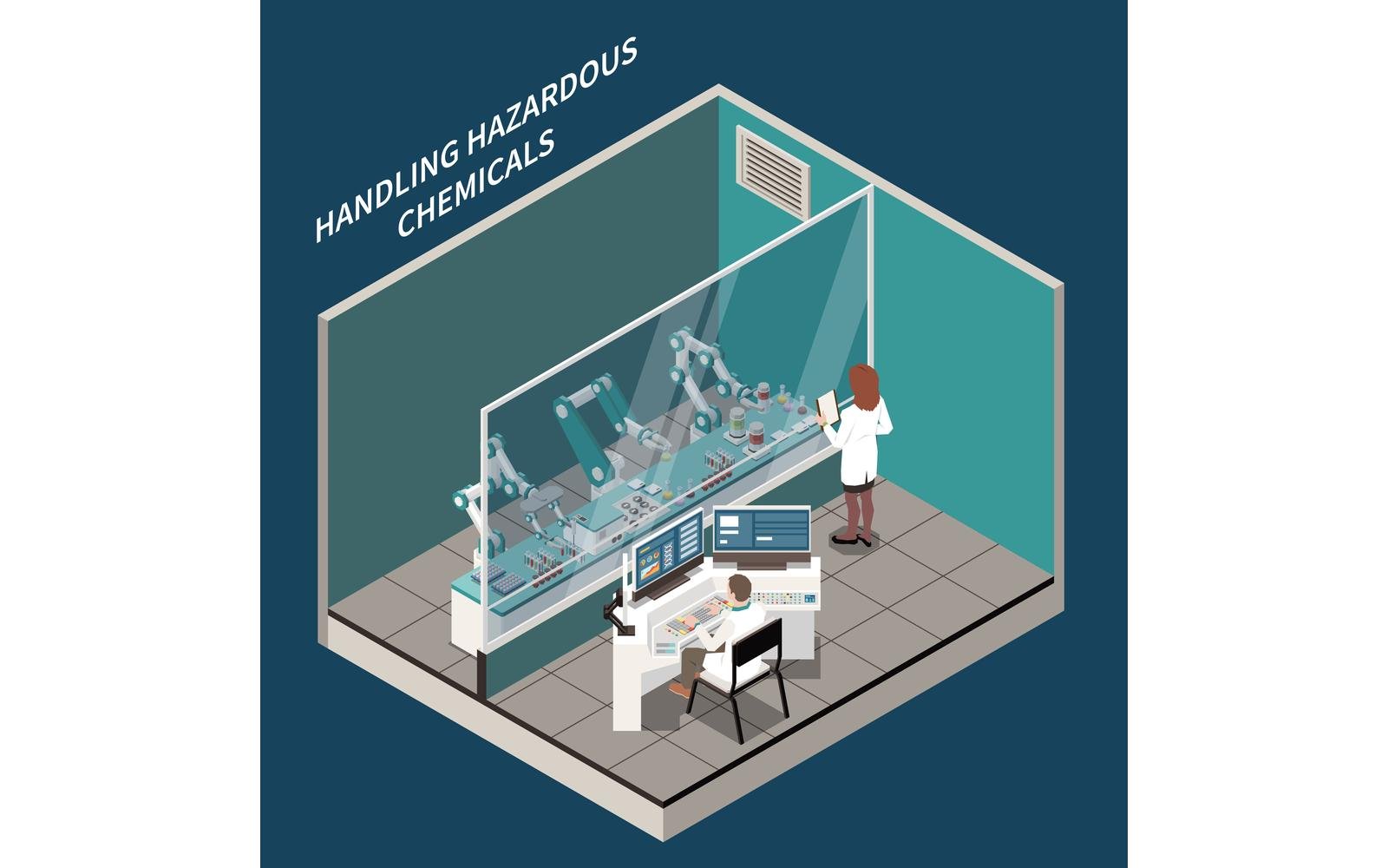 Robotic Surgery Isometric 210310912 Vector Illustration Concept