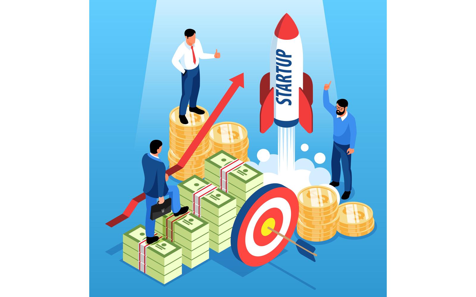 Isometric Investment Illustration 210310531 Vector Illustration Concept