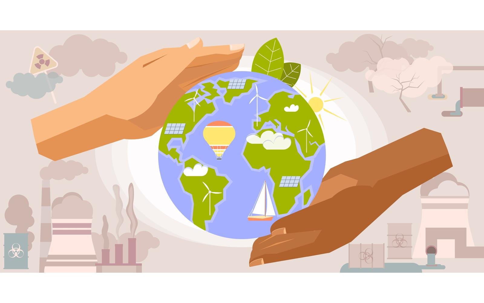 Environmental Protection Hand 210260213 Vector Illustration Concept