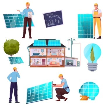 Energy Renewable Illustrations Templates 210501