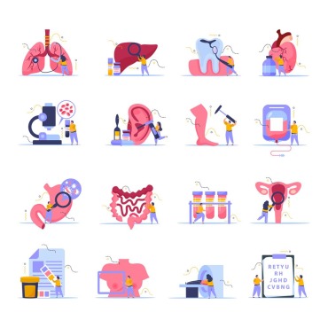 Icons Set Illustrations Templates 210532