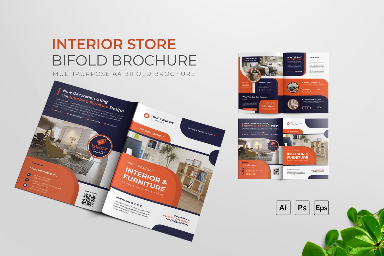 Interior Store Bifold Brochure