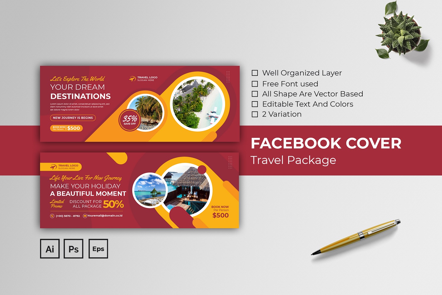 Travel Package Facebook Cover