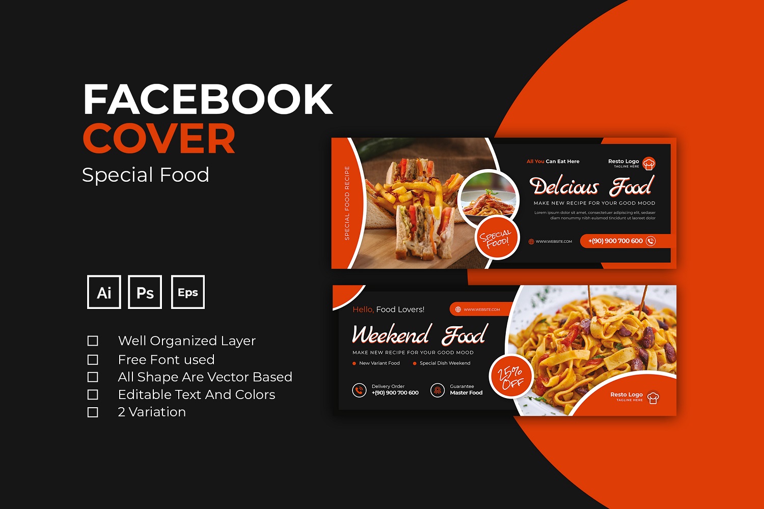 Special Food Facebook Cover