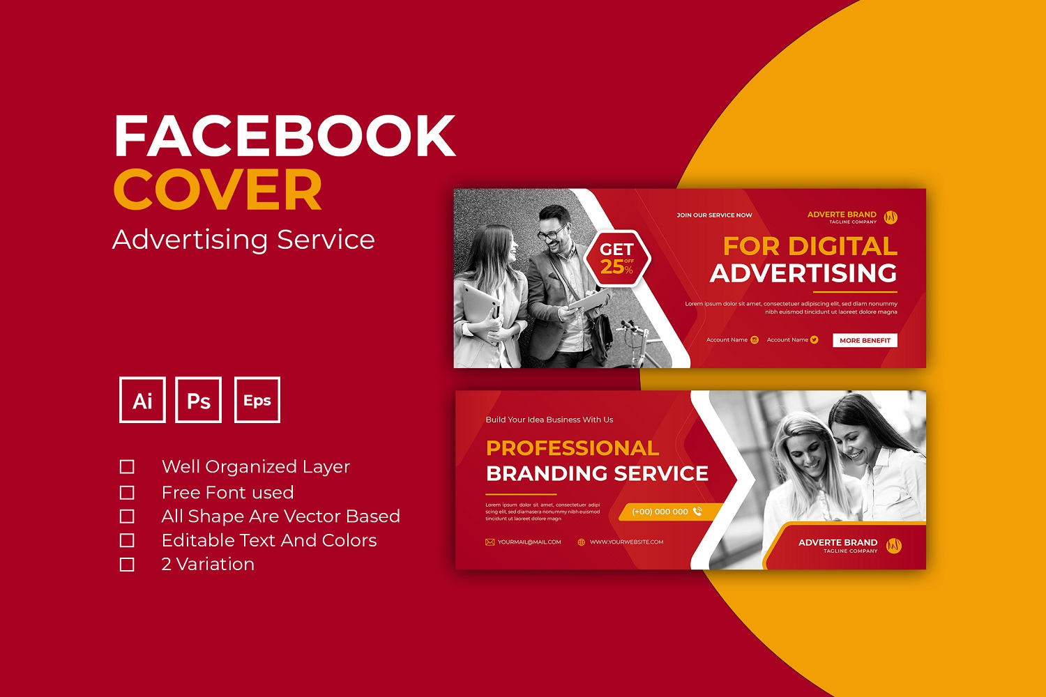 Advertising Service Facebook Cover