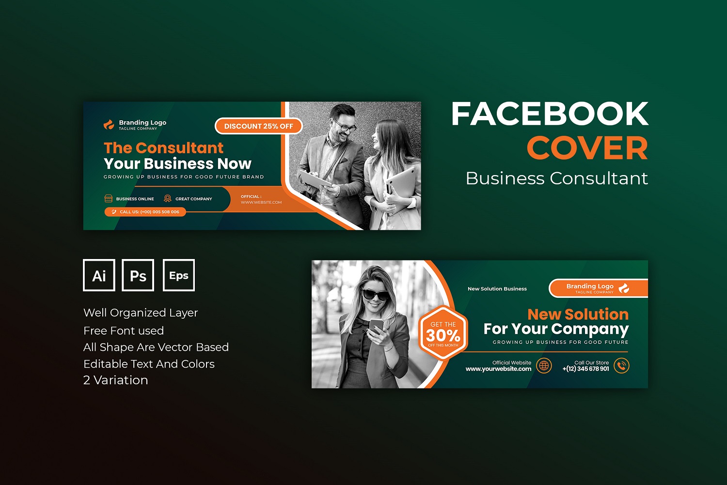 Green Business Consultant Facebook Cover