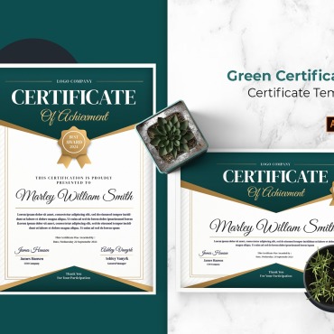 Award Achievement Certificate Templates 210730