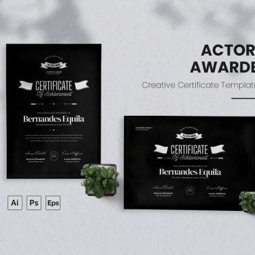 Award Achievement Certificate Templates 210761