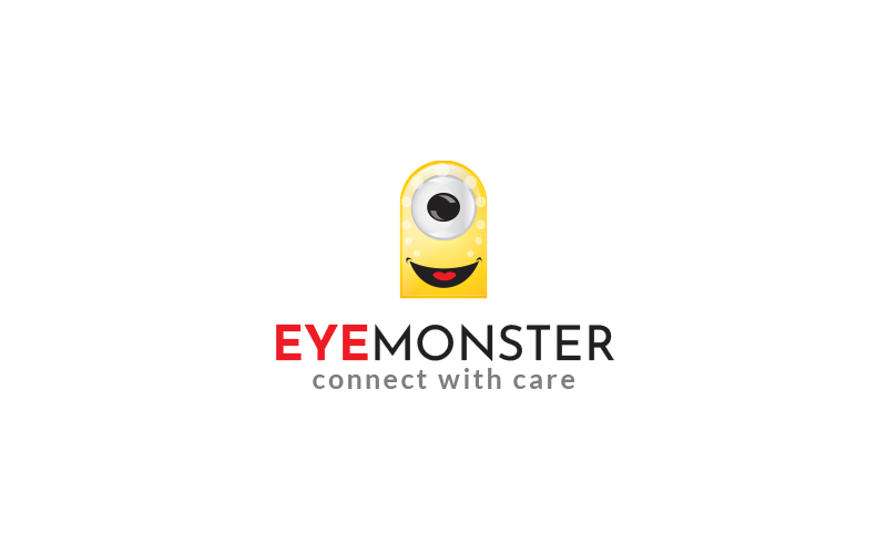 EYE MONSTER Logo Design Template