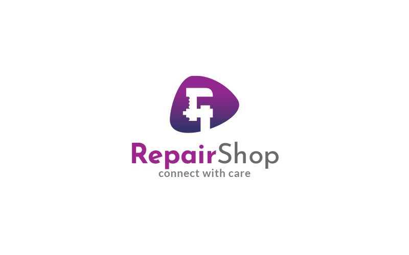 Repair Shop Logo Design Template