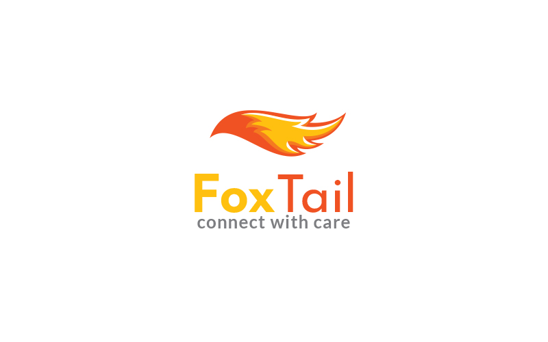 Fox Tail Logo Design Template