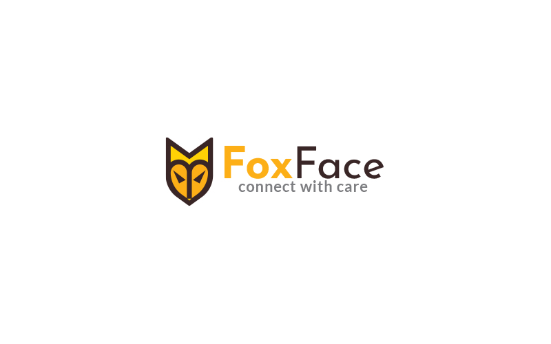 Fox Face Logo Design Template