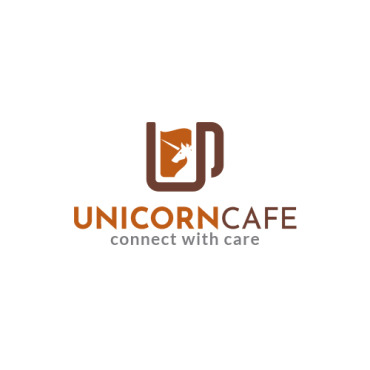 Cafe Unicorn Logo Templates 210825