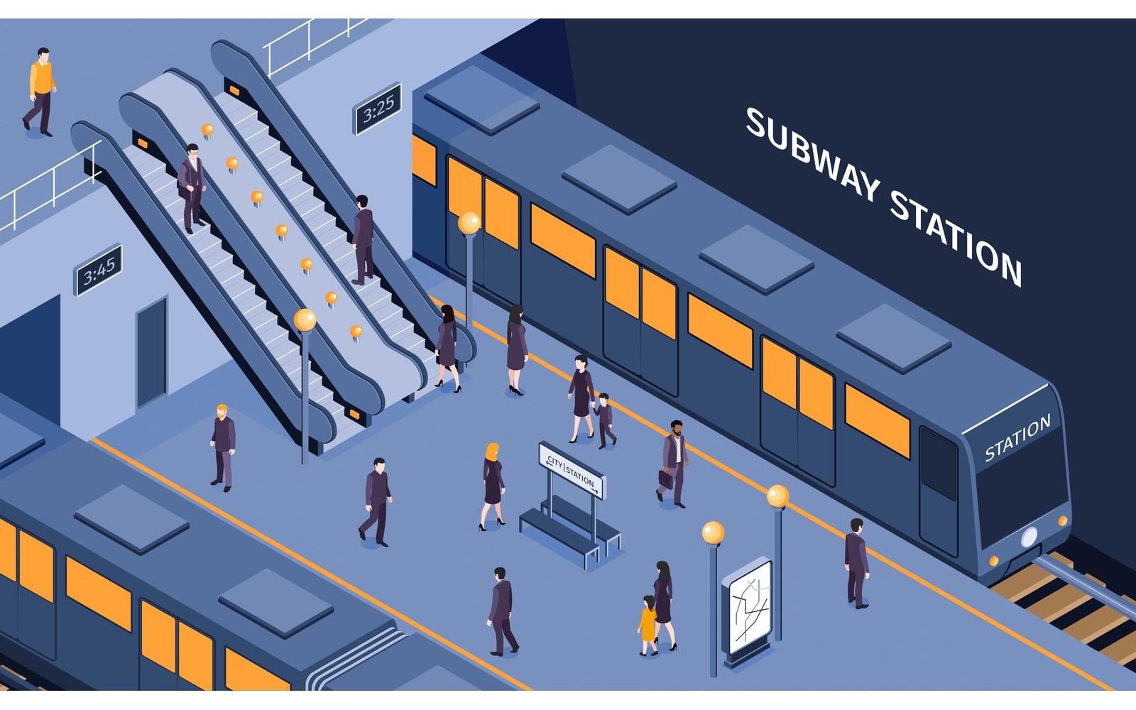 Isometric Subway 201250433 Vector Illustration Concept