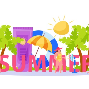 Banner Summer Illustrations Templates 210929