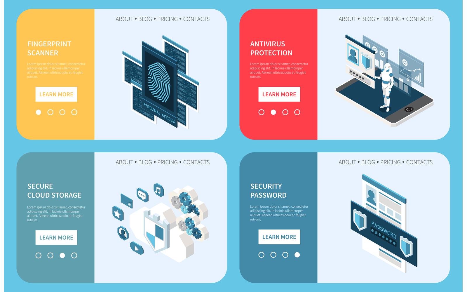 Digital Privacy Personal Data Protection Isometric 201210917 Vector Illustration Concept