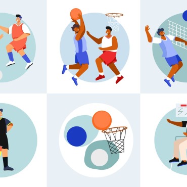 Healthy Sport Illustrations Templates 211044